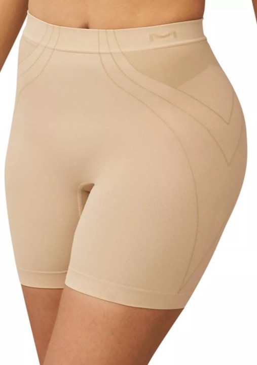 Maidenform Womens Size Small S Feel Good Shaping Shorts Beige DMS091