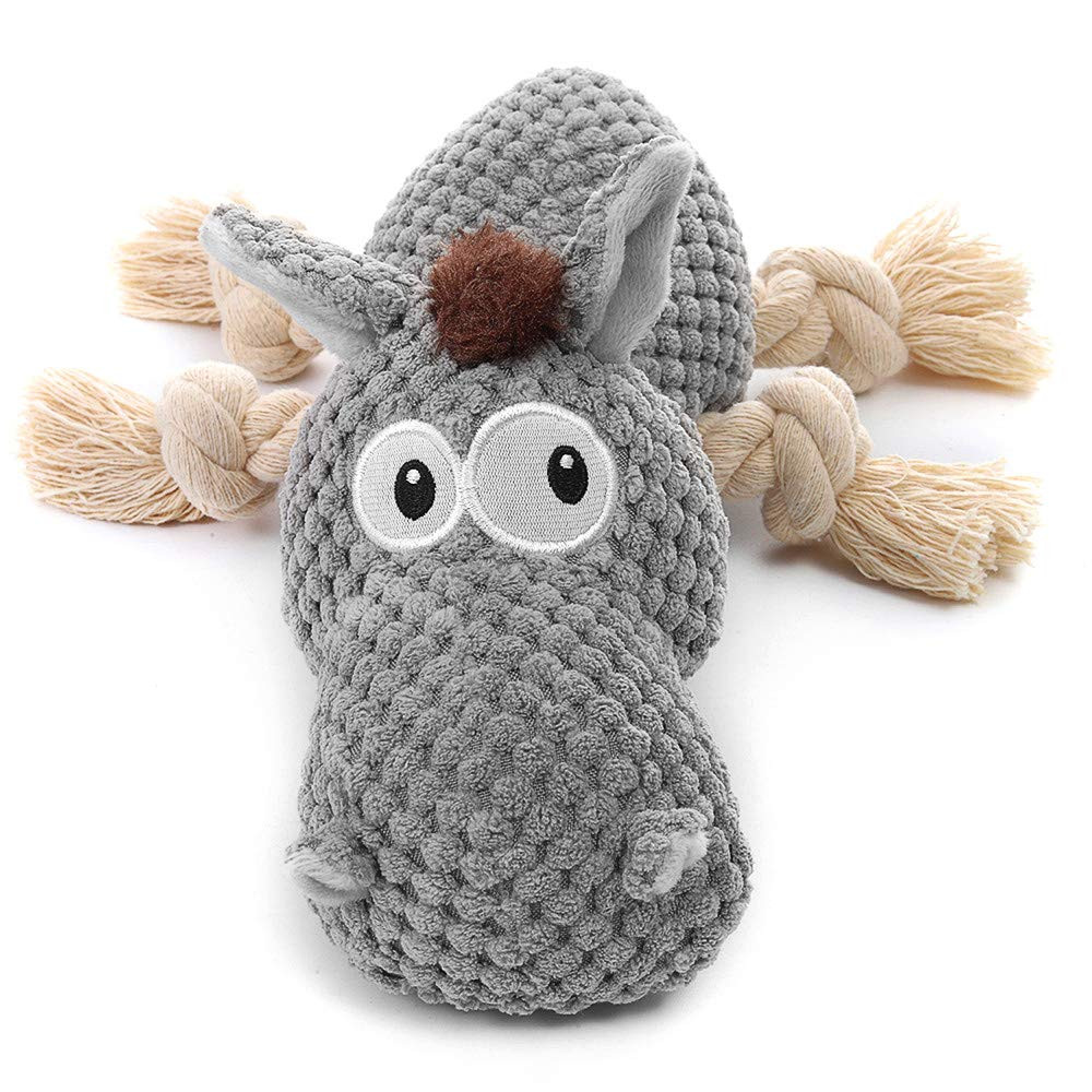 Dog Toy, Large Dog Squeaky Toys, Stuffed Animal Dog Plush Toy for Puppy, Smal...