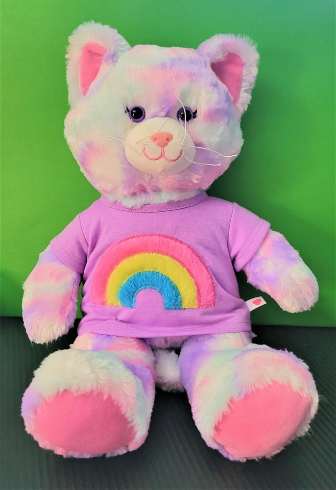 Build A Bear Happy Kitten Tie Dye Pastel 16