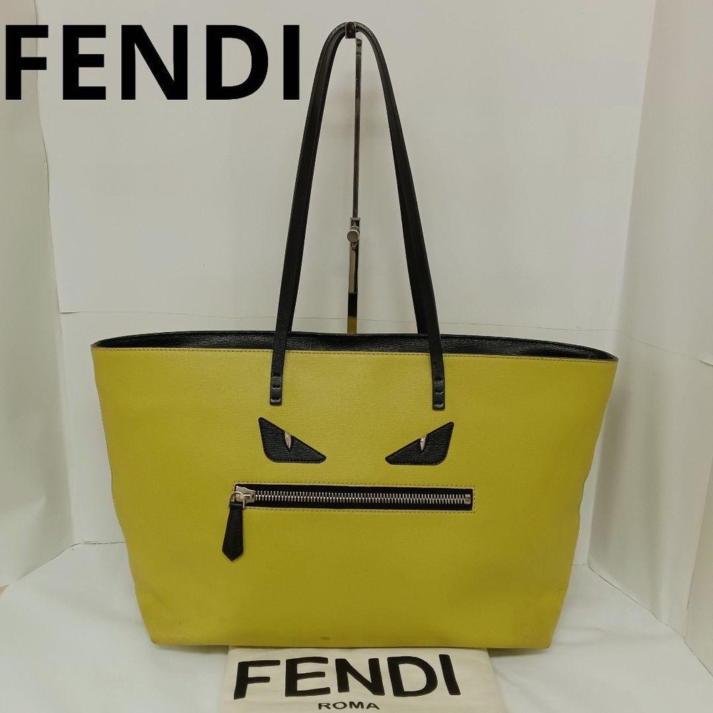 Fendi Monster Tote Bag ALT03 with Bugs Pre-Owned
