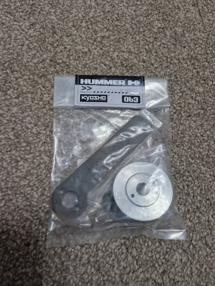 DEAGOSTINI BUILD YOUR OWN HUMMER H1 RC CAR #63 ENGINE FLYWHEEL + WRENCH