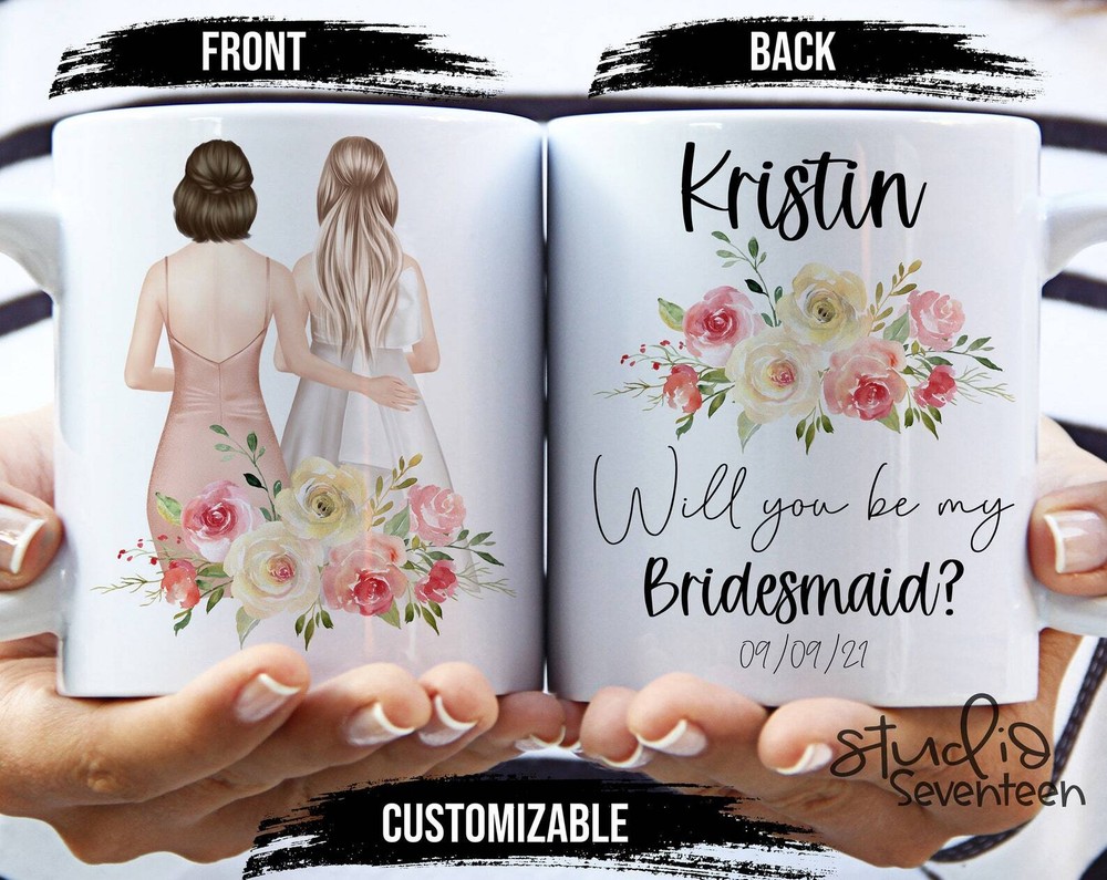 Bridesmaid Proposal Mug Personalized Bridesmaid Gift Bridesmaid Gift Box Will