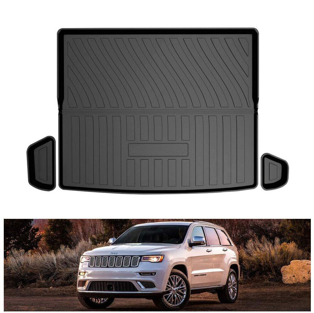 for 2014-2023 Jeep Cherokee Black Rear Cargo Trunk Liner Tray Floor Cover Mat