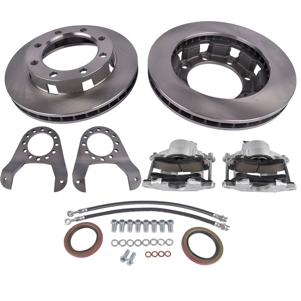 Fits for GM 14 Bolt Complete Disc Brake Conversion Kit 10.5 SRW Full Float Disk