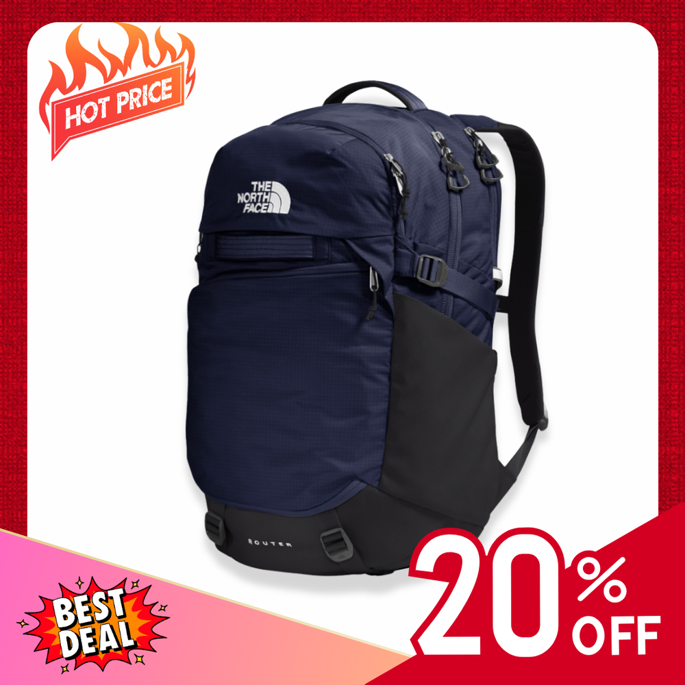 The North Face Men's Router Backpack - Stylish & Durable Hiking Pack  -image