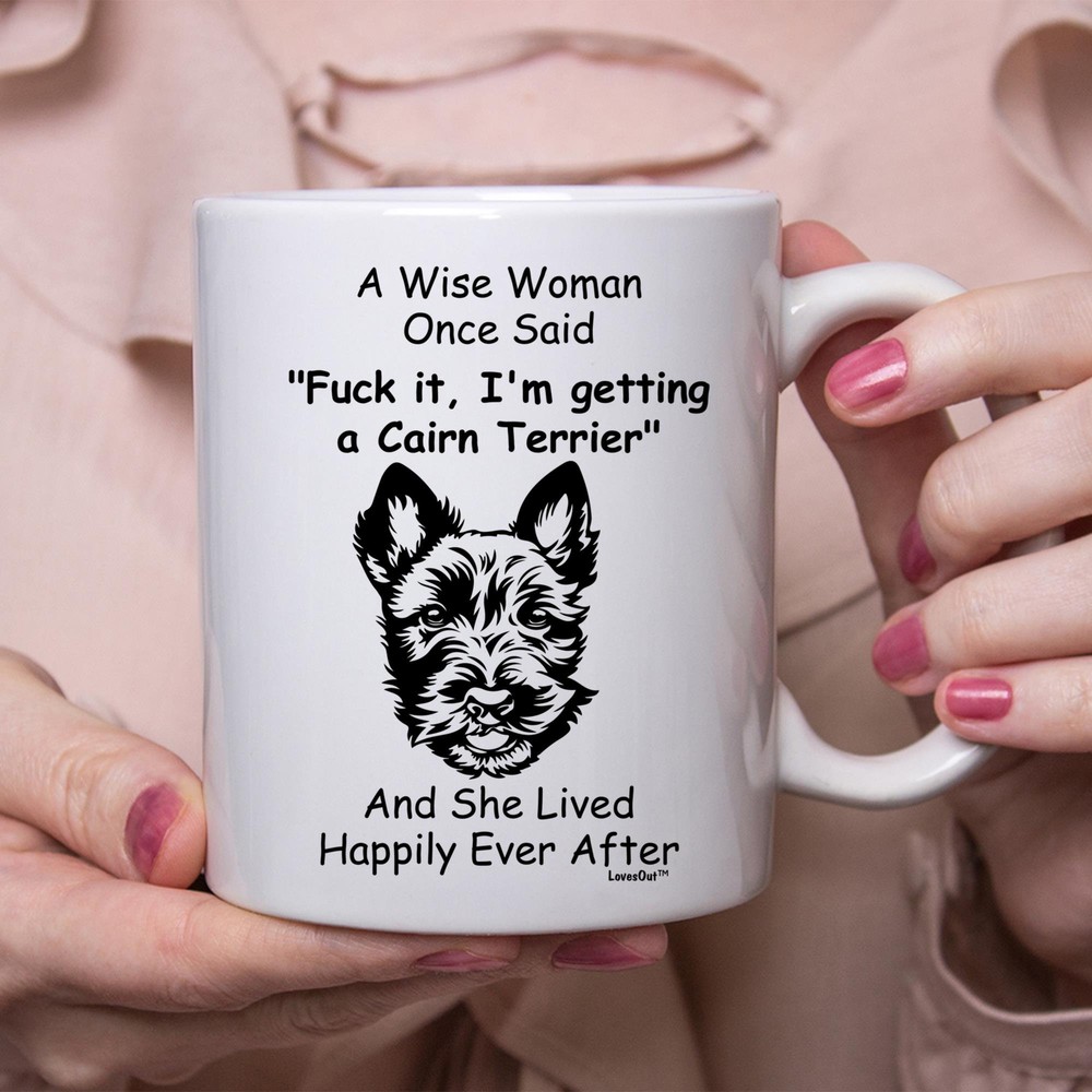 Funny Cairn Terrier Coffee Mug Gift Idea for Women