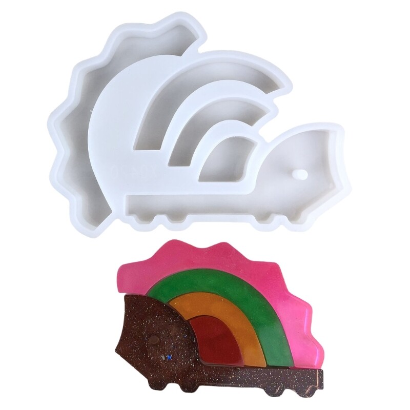 Hedgehog Silicone Mold Puzzle Game for Epoxy Resin Crafts