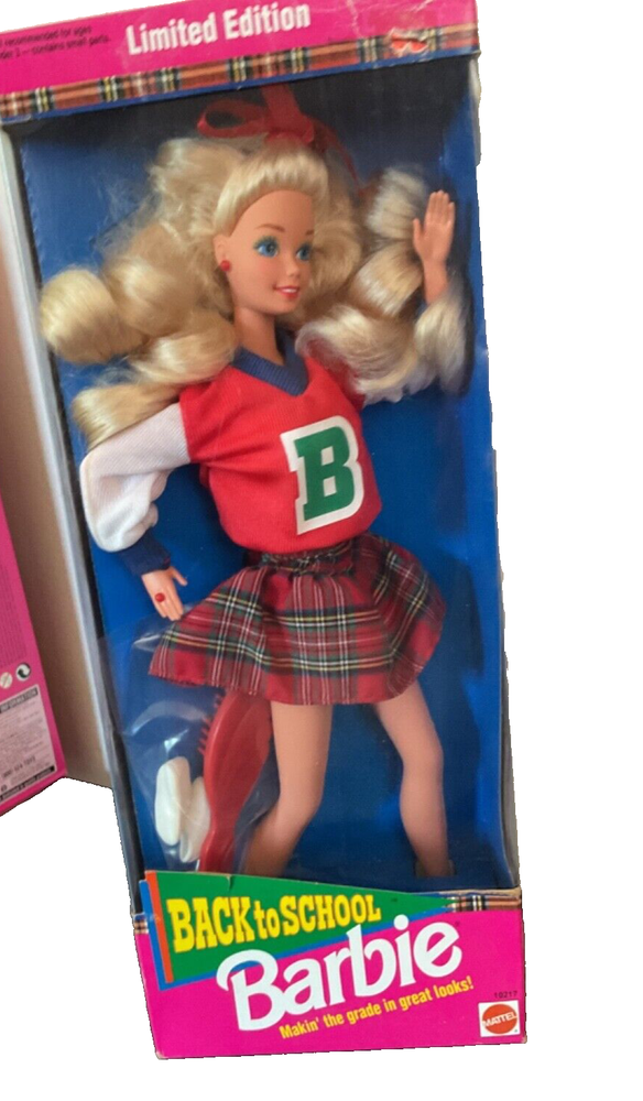 1992 Mattel Back To School Limited Edition Barbie Doll-image
