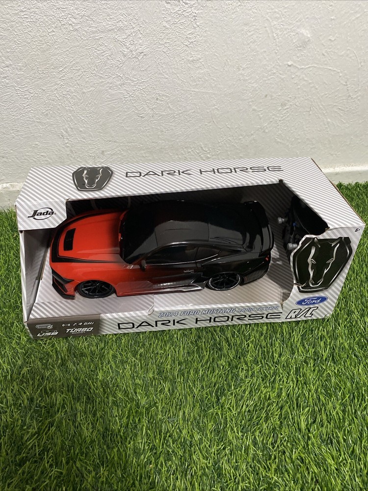 2024 Mustang Dark Horse 1/16 Scale R/C Car JADA Big Time Muscle Walmart Excl.