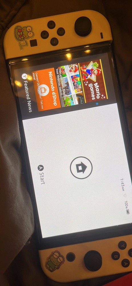 Nintendo OLED+splatoon