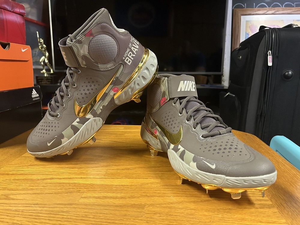Kevin Kiermaier Game Issued USA Armed Forces Nike Cleats 11.5 Rays Dodgers MLB