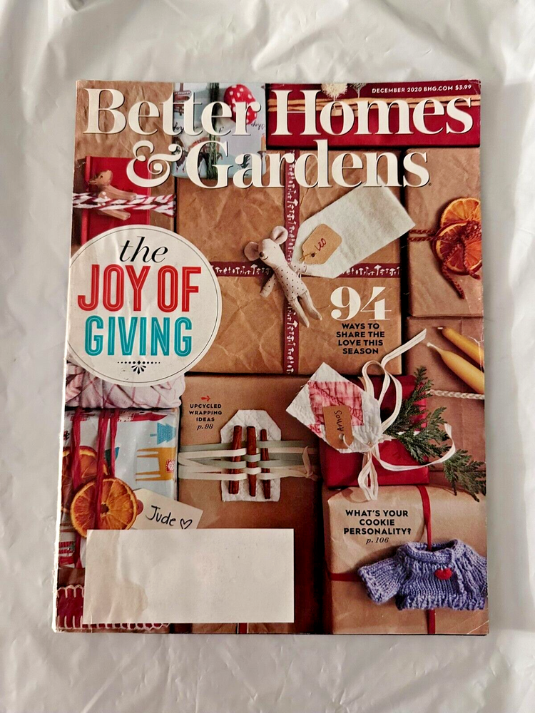Better Homes & Gardens Magazine December 2020