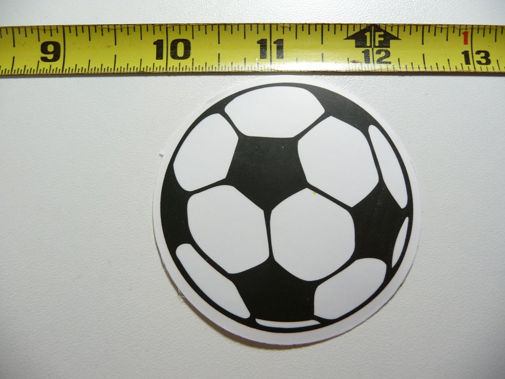 SOCCER BALL DECAL STICKER GAME ATHLETIC SPORTS GAME