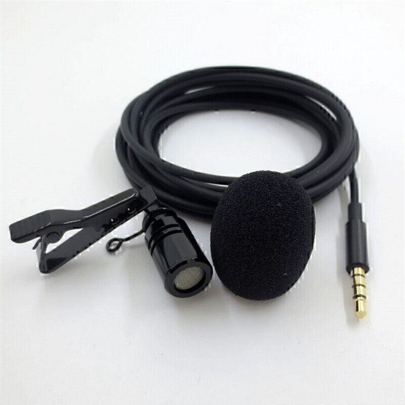 Portable Outdoor Live Broadcast Lavalier Microphone For Phone DV SLR Camera