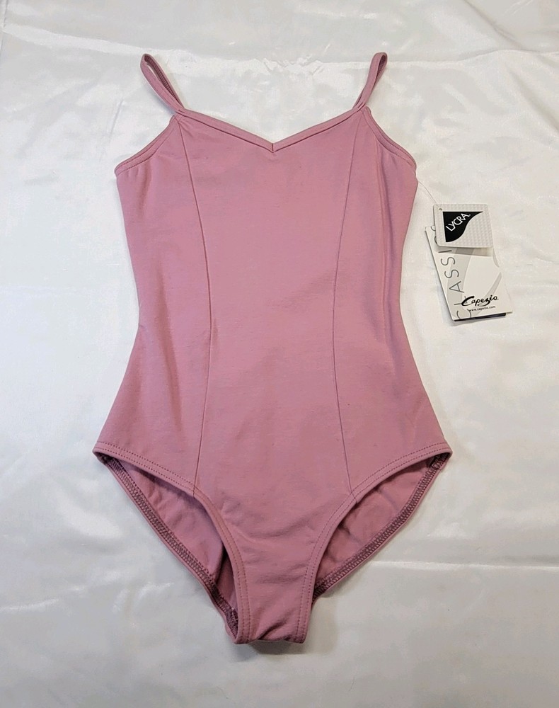 Capezio Princess Camisole Leotard V-neck/Back Princess Seams Adj.  Straps SZ LC