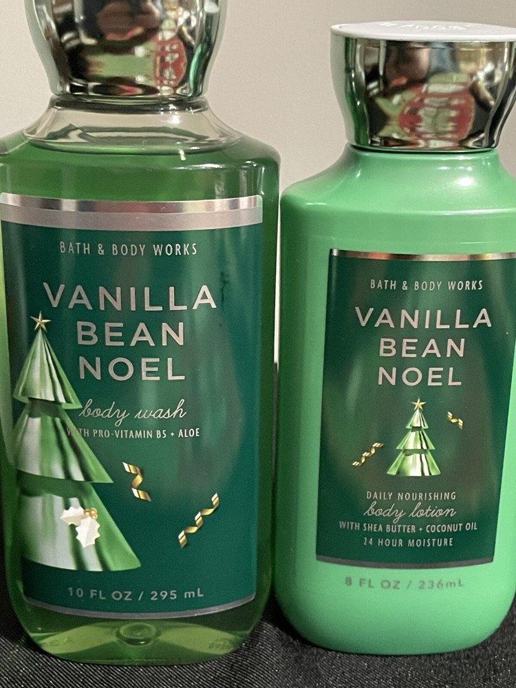 Bath & Body Works Vanilla Bean Noel Body Wash/ Lotion NEW