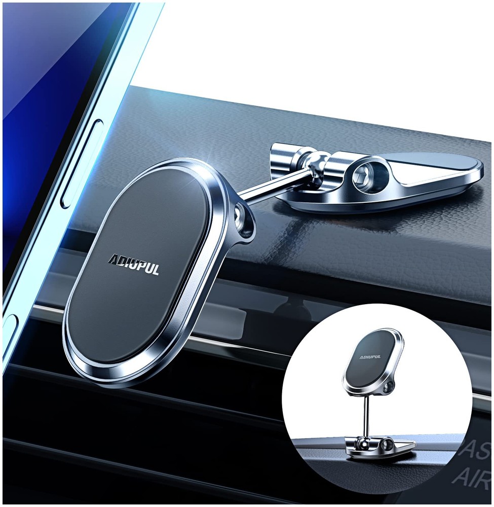 Strong Magnetic Car Phone Mount – 6X Enhanced Grip, 360° Rotation, Universal Metal Holder