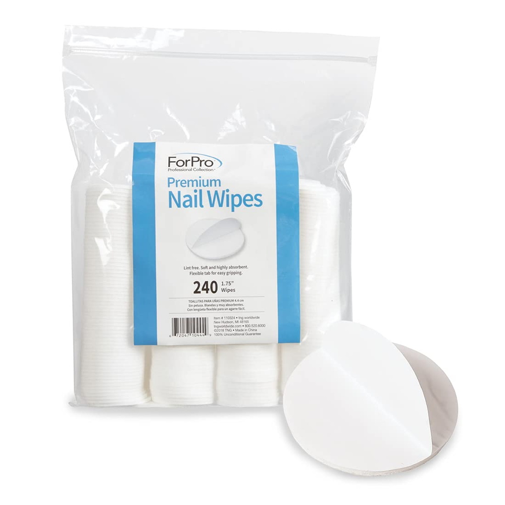 Premium Nail Wipes, Lint-Free Cotton Wipes for Removing Nail Polish, 1.75