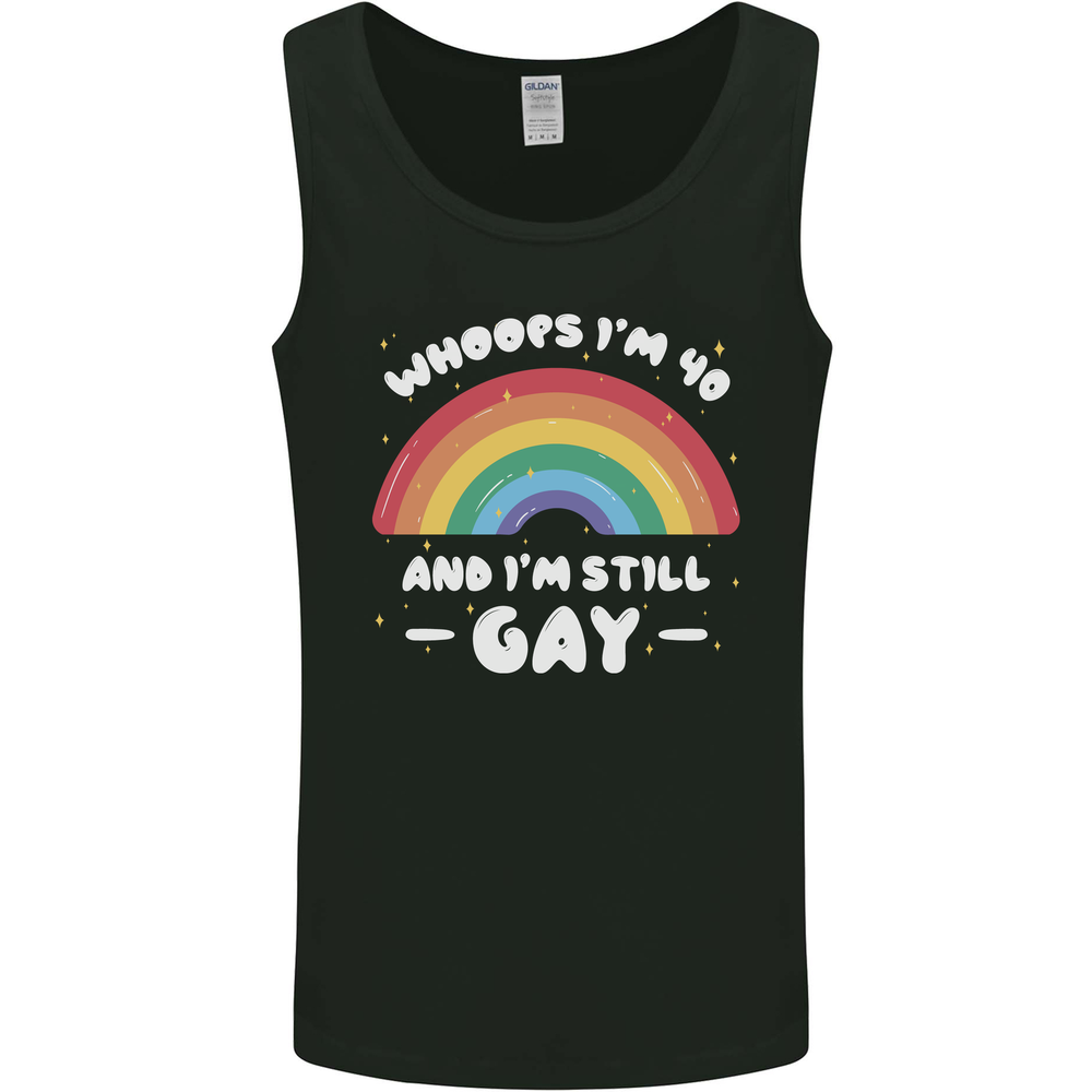 Im 40 And Im Still Gay LGBT Mens Vest Tank Top