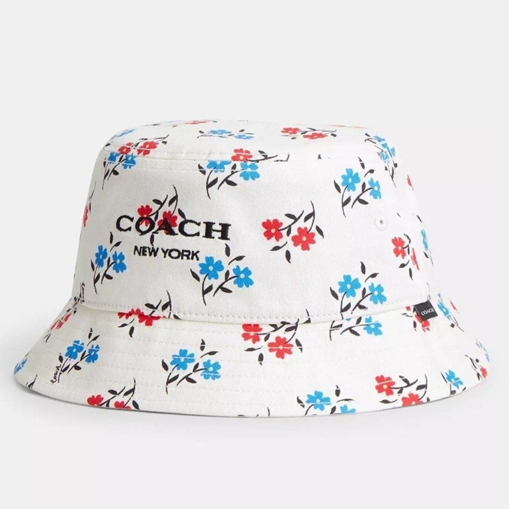 NWT Coach Boardwalk Floral Bucket Hat Size M L New with Tags