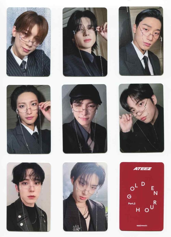 ATEEZ - GOLDEN HOUR : Part.2 [APPLE MUSIC] LUCKY DRAW EVENT EXCLUSIVE PHOTOCARD
