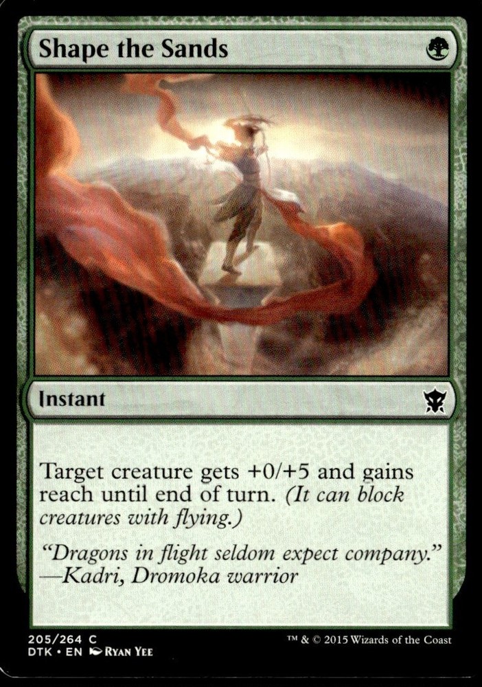 2015 Dragons of Tarkir Shape the Sands Expansion/Common #205