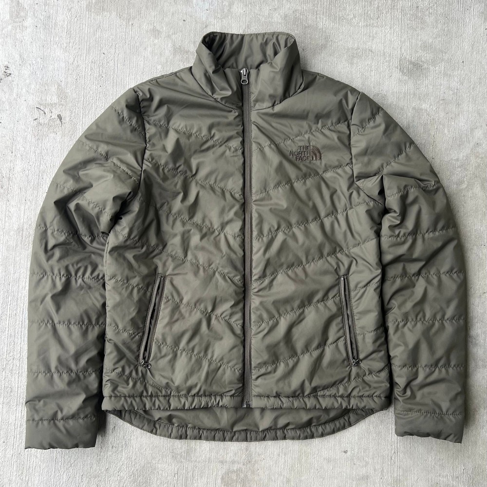 Vintage y2k women’s the north face green zip up jacket