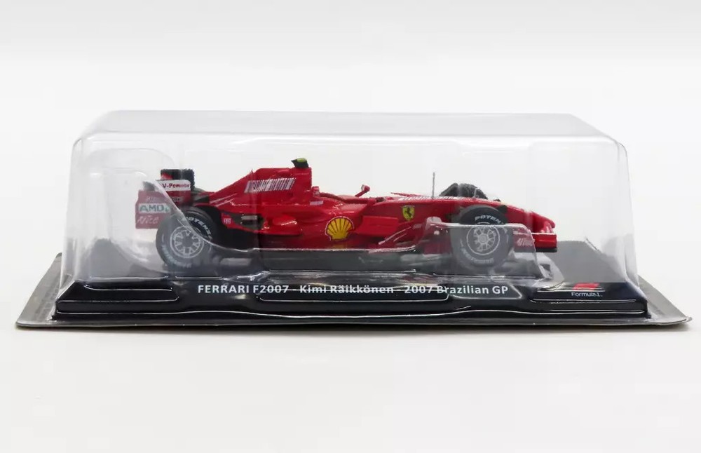 Minicar  1/24 Ferrari F2007 Kimi Raikkonen 2007 Brazilian Gp 6 Red Big Weekly