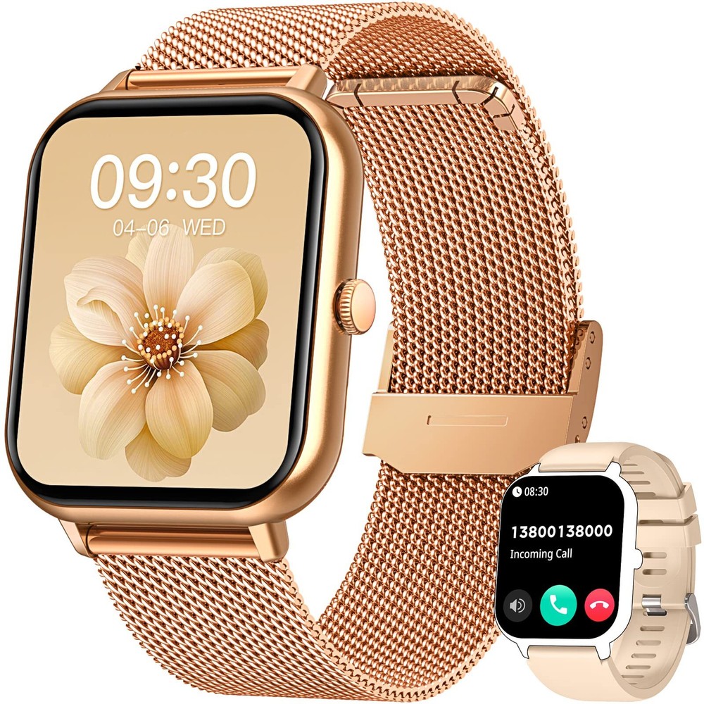Smart Watch for Women with 1.83 Inch Display Fitness Tracker Bluetooth Calling Heart Rate Monitor