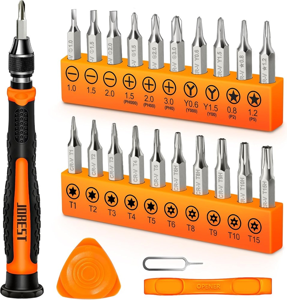 24Pcs Precision Screwdriver Set with Torx Bits - JOREST Colorful Tools