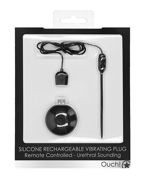 Rechargeable Remote Control Silicone Urethral Sounding Vibrating Plug