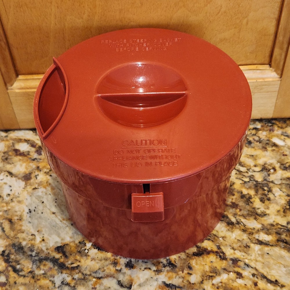 Iced Tea Maker Mr Coffee Pot Brew Filter Strain Basket Red Rust Replacement TM1