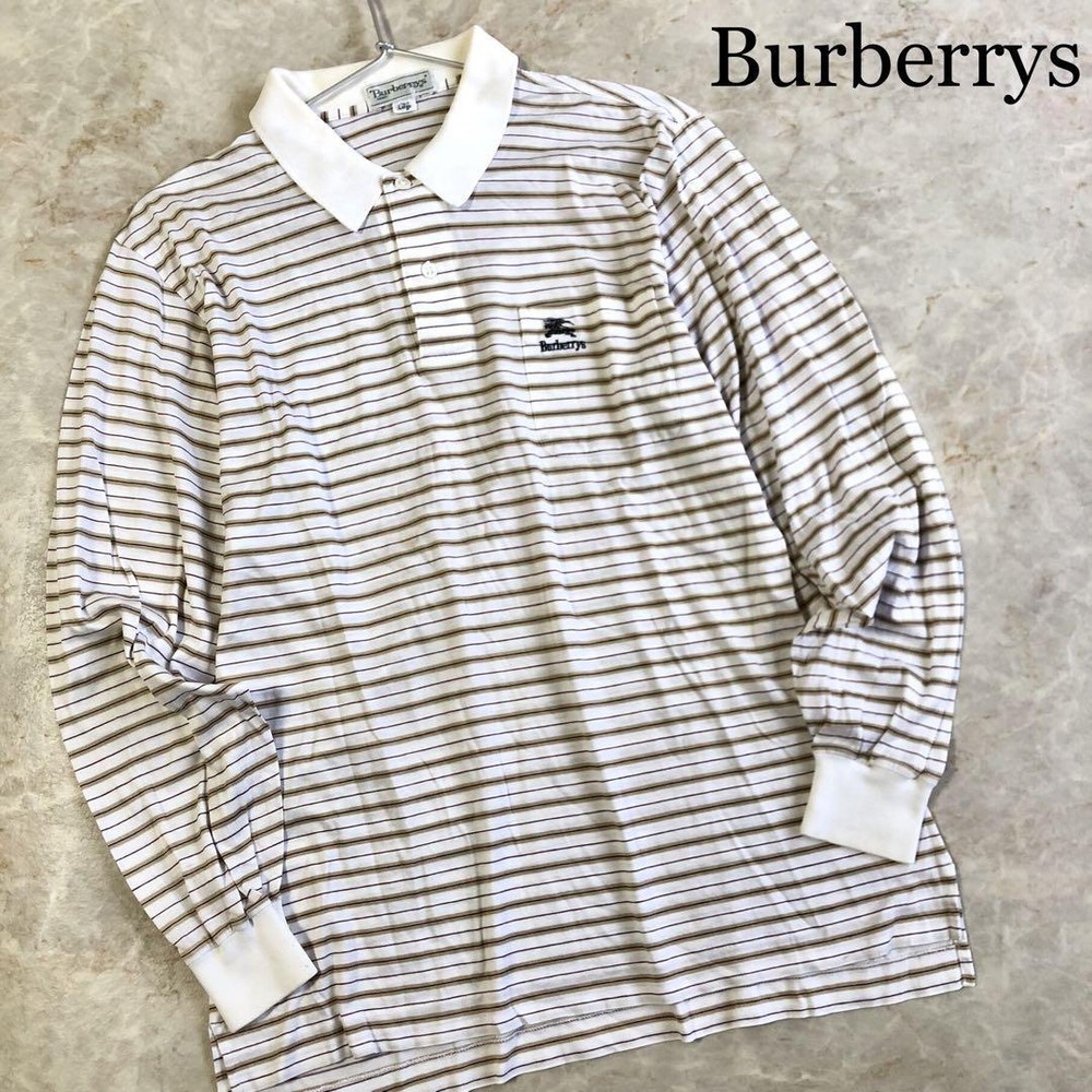 Burberry long-sleeved polo shirt Men's Fashion from Japan