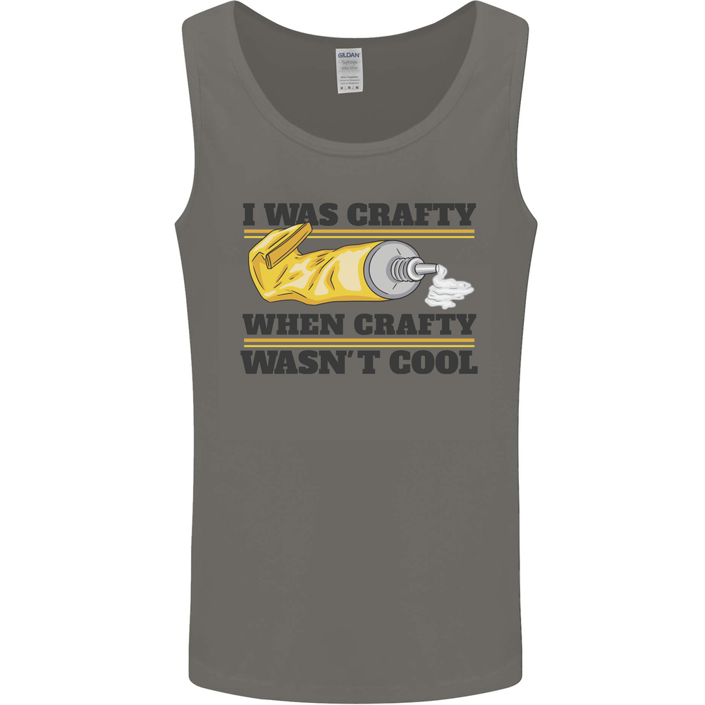 Arts and Crafts Funny Crafty Art Artist Mens Vest Tank Top