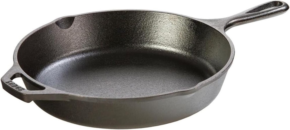 Lodge 10.25 Inch Pre-Seasoned Cast Iron Skillet Black Signature