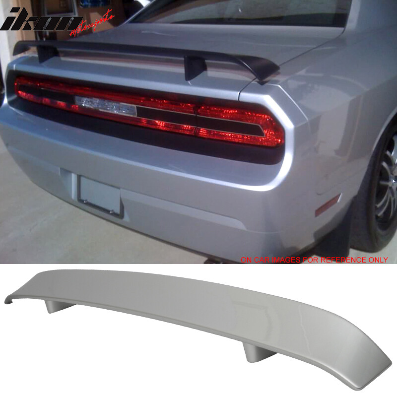 Fits 08-23 Challenger OE Style Trunk Spoiler Painted #PS2 Silver