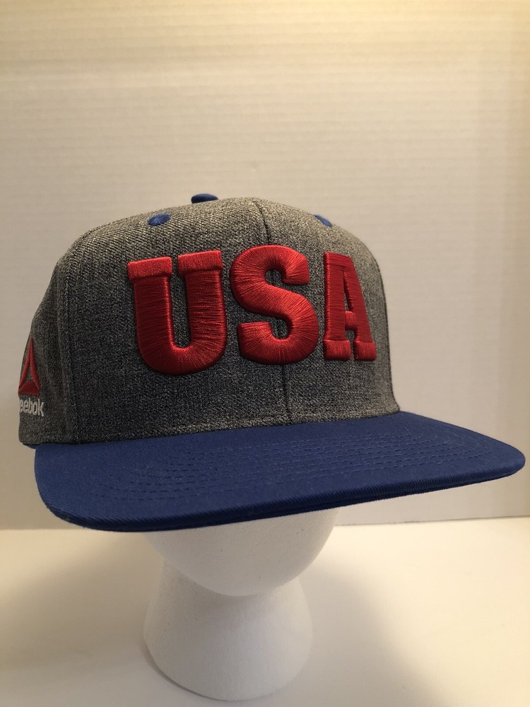 Reebok UFC USA Baseball Cap Hat Snapback Trucker New MMA