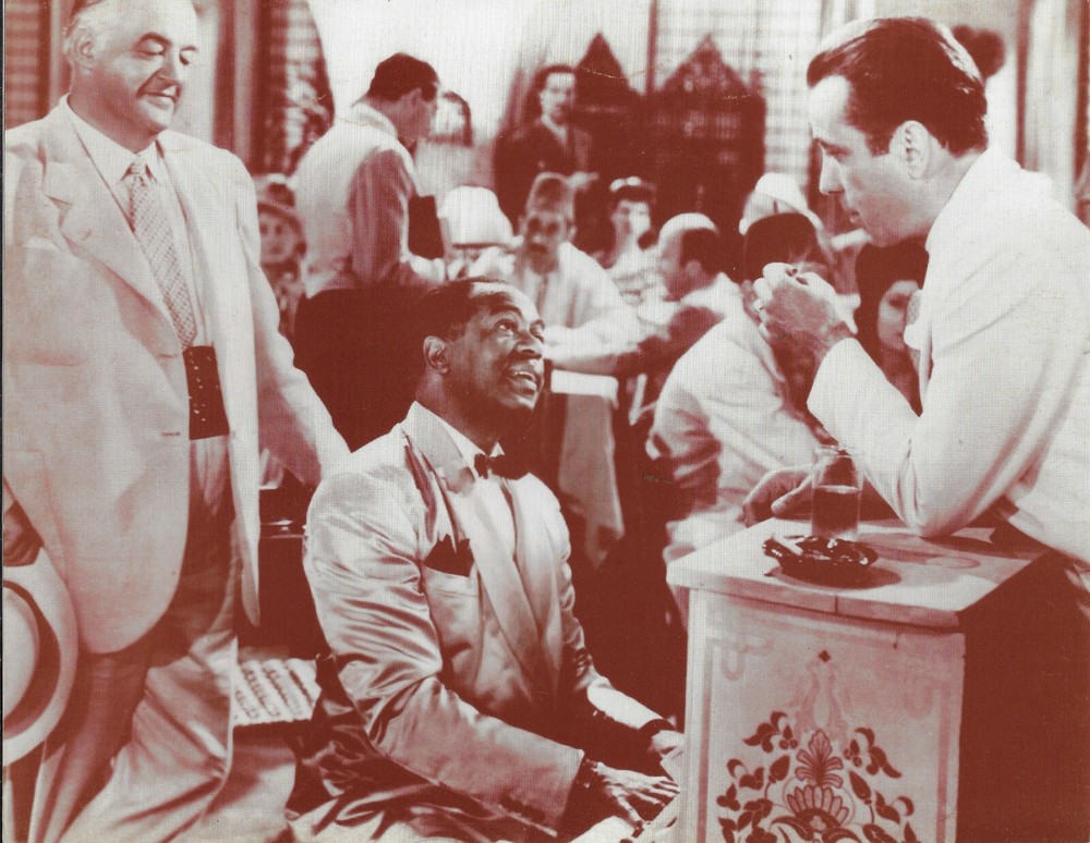 Sépia Photo Poster Casablanca Humphrey Bogart - 35 X 28 Cm.