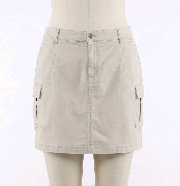 Lee Women's Cargo Skort Regular Fit Size 14 Pockets Short Outdoor (260409-05)