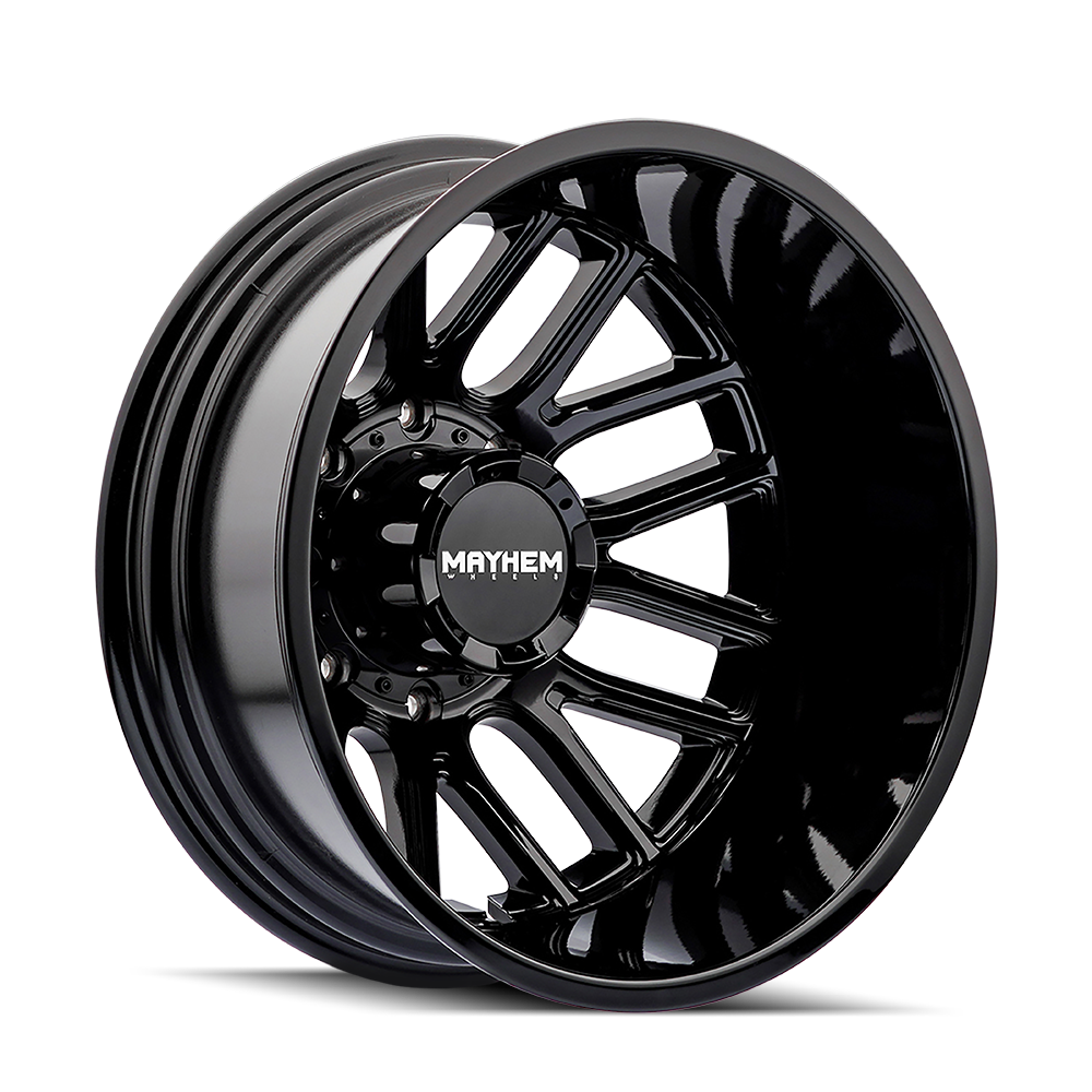 MAYHEM COGENT DUALLY (8107D) GLOSS BLACK 20X8.25 8-200 -192MM 142MM