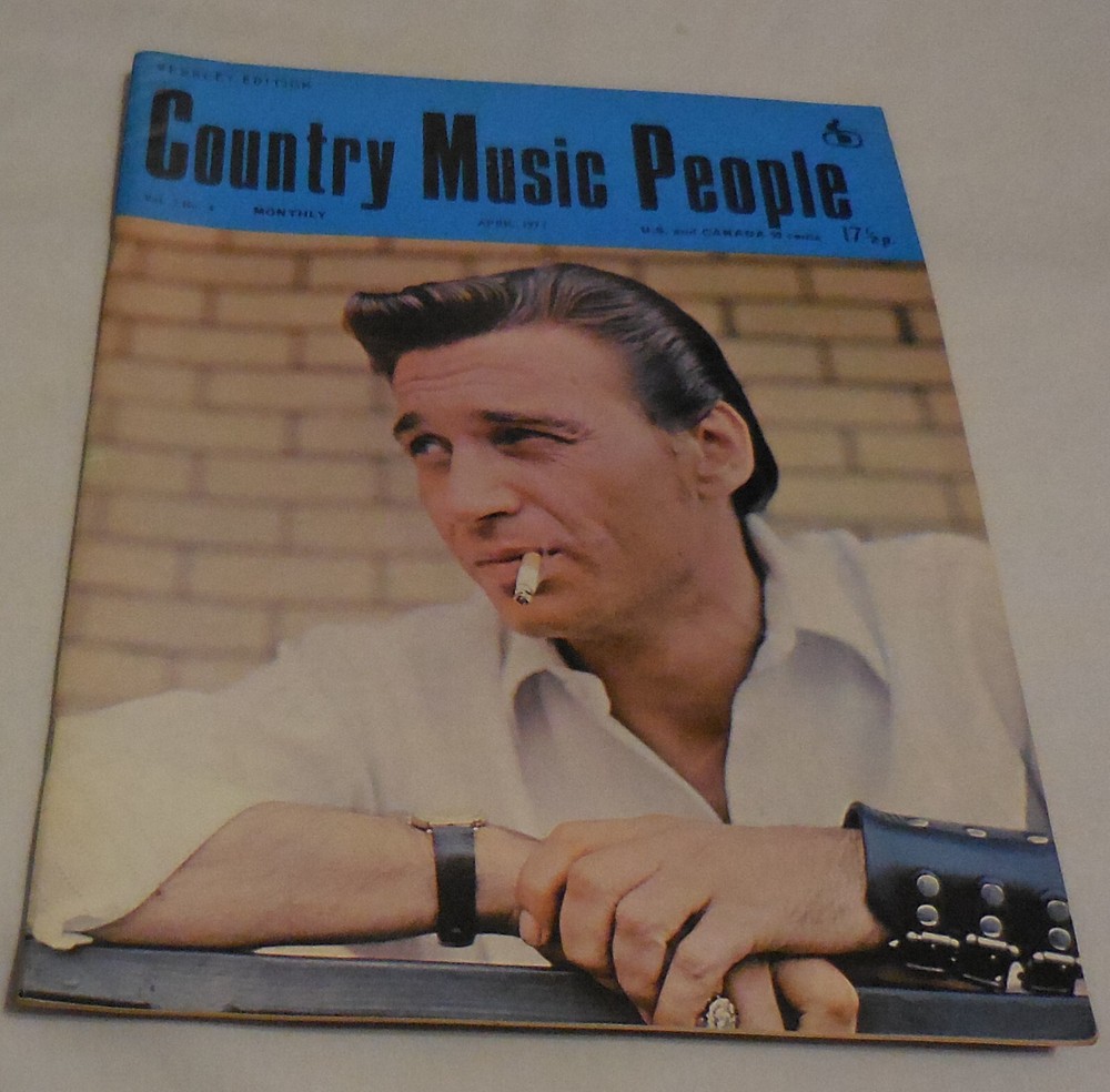 1971 April COUNTRY MUSIC PEOPLE Magazine, Waylon Jenninngs cover, VTG Vol 2 no 4