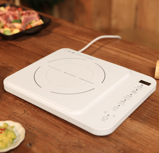 GEITHAINER Slim Single Induction Cooktop NGTIDW Portable Mini Electric Stove