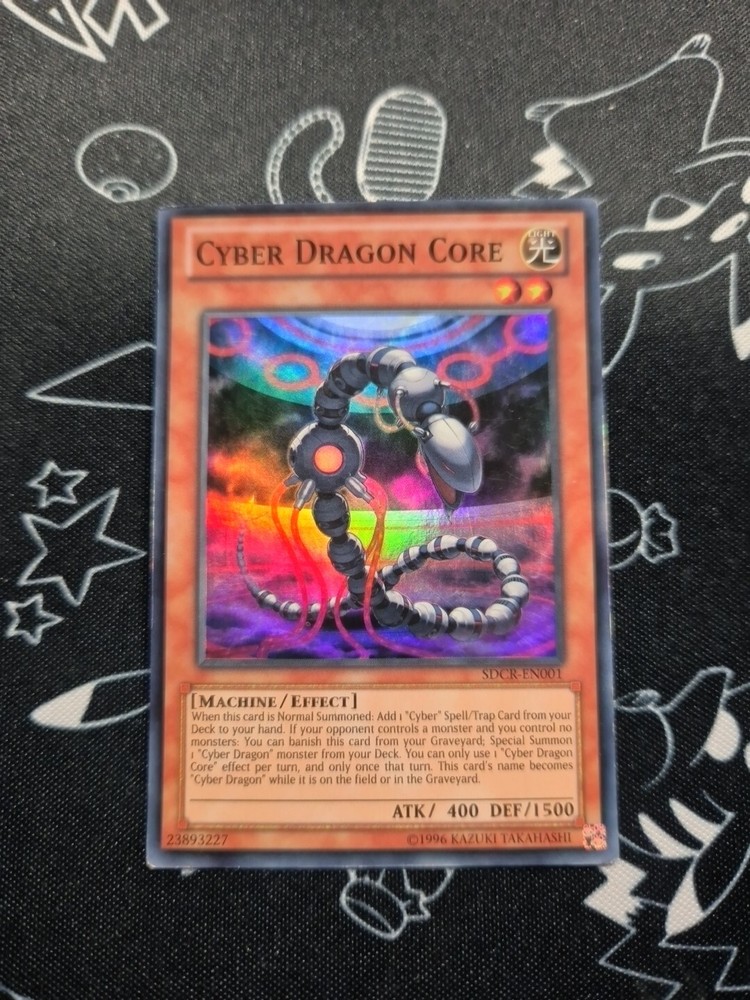 CYBER DRAGON SDCR-EN001 Super Rare SR Unlimited NM YuGiOh Card-image