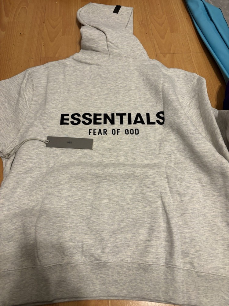 Fear of God Essentials Light Oatmeal Hoodie