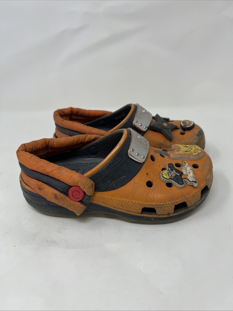 Crocs X Naruto 'Shippuden' Classic Clog Kids J2 Rare