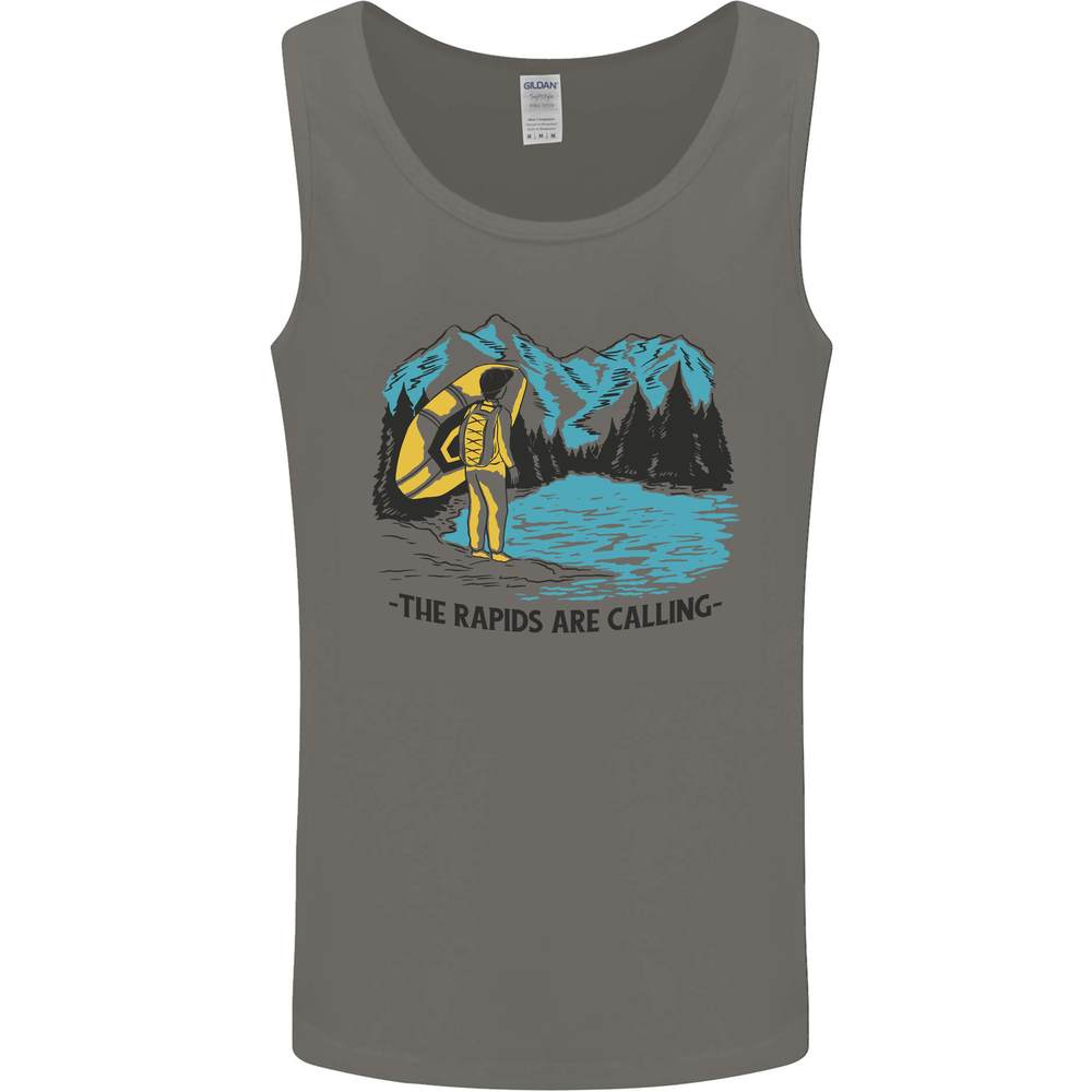 White Water Rafting Rapids Mens Quick-Dry Vest Tank Top  