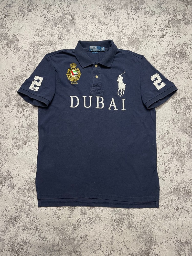Men's Vintage Polo Ralph Lauren Dubai Navy Y2K Chief Keef Size XXL