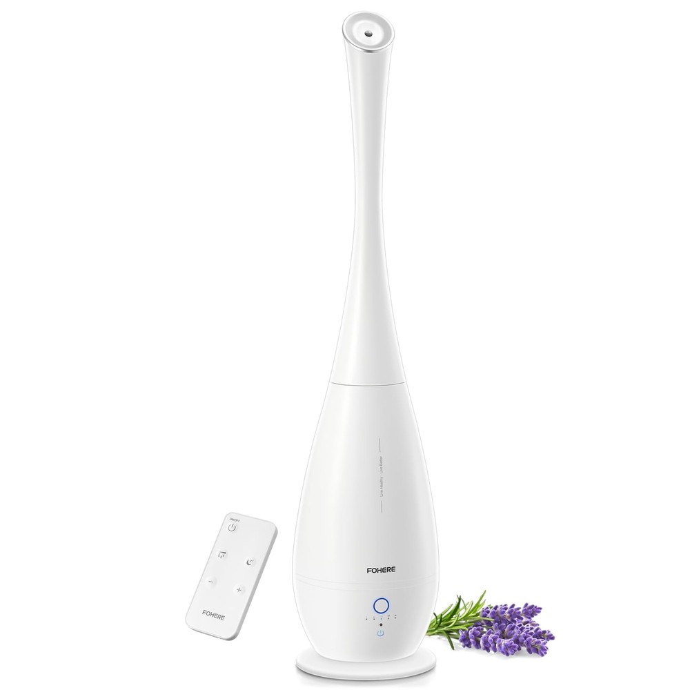 Humidifiers for Bedroom Large Room, 5L Cool Mist Quiet Humidifier 48H Long La...