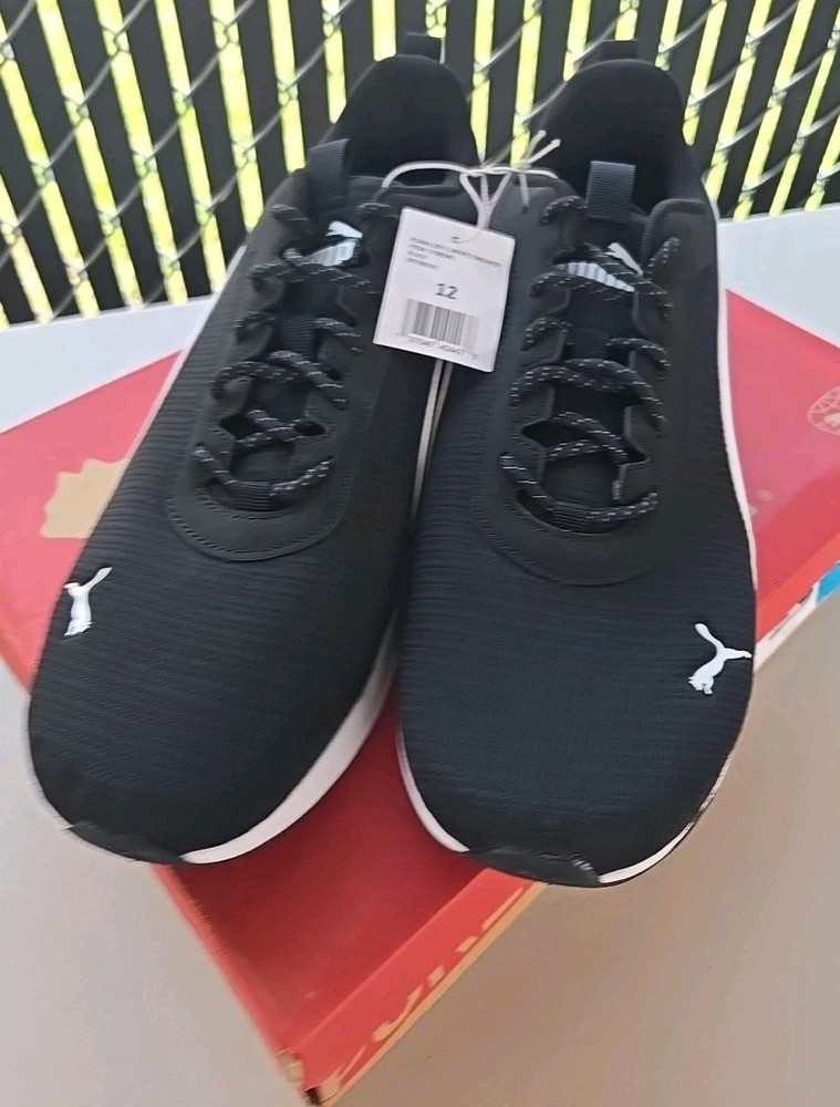 PUMA Men's Zip C Sneaker BLACK - Size 12