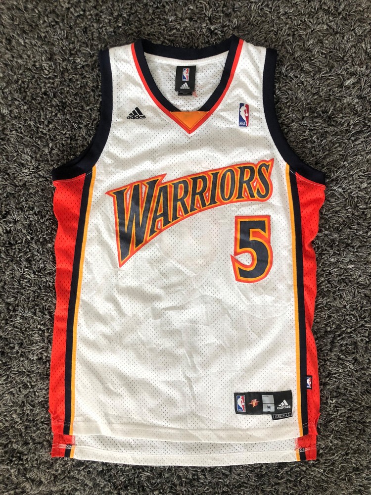 Vintage BARON DAVIS #5 Golden State Warriors Adidas Jersey NBA Men's Size Medium